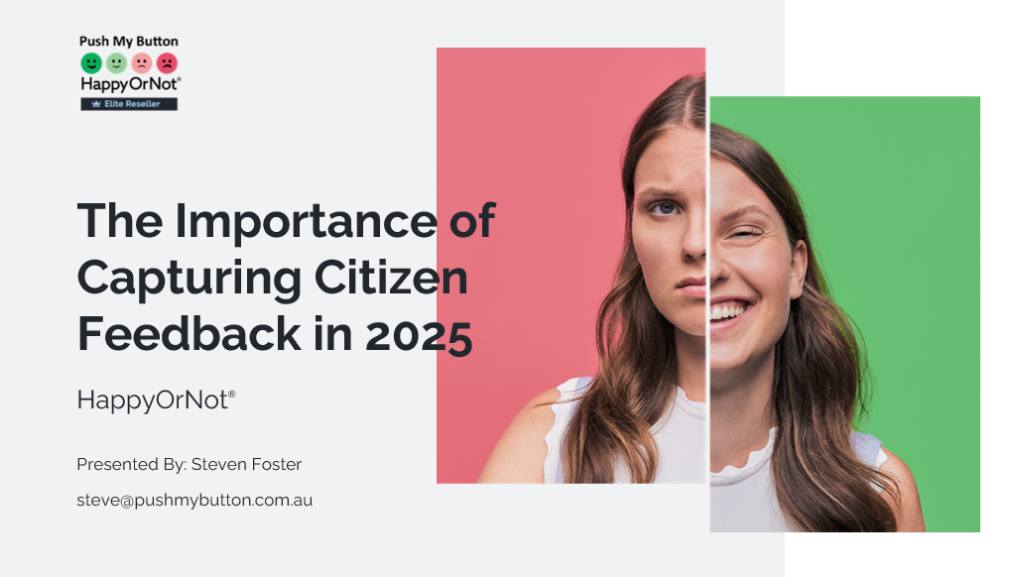 Webinar on HappyOrNot Importance of Citizen Feedback 2025