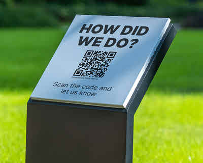 HappyOrNot Smiley Sign Board Outside