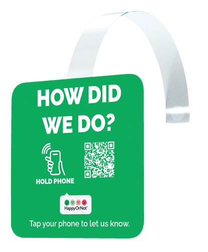 HappyOrNot Smiley Sign Wobbler